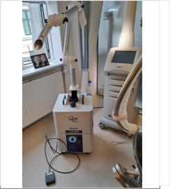 Utsug LAS 200.1 är ett mycket användbart utsug för mellanstora processer vid tex lasermärkning, laserskärning etc.: Utsug - variant för ögonläkare - behandling med laser - laserbehandling - ögon
